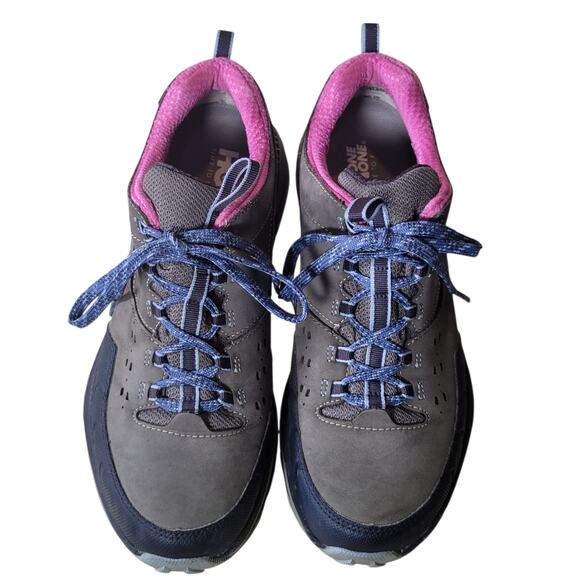 Hoka One One Tor Summit WP - Women’s 9.5 Steel Gray/Pink Hiking Shoes - Picture 1 of 11